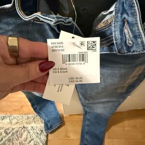 American Eagle Outfitters Women's Light Blue Skinny Jeans